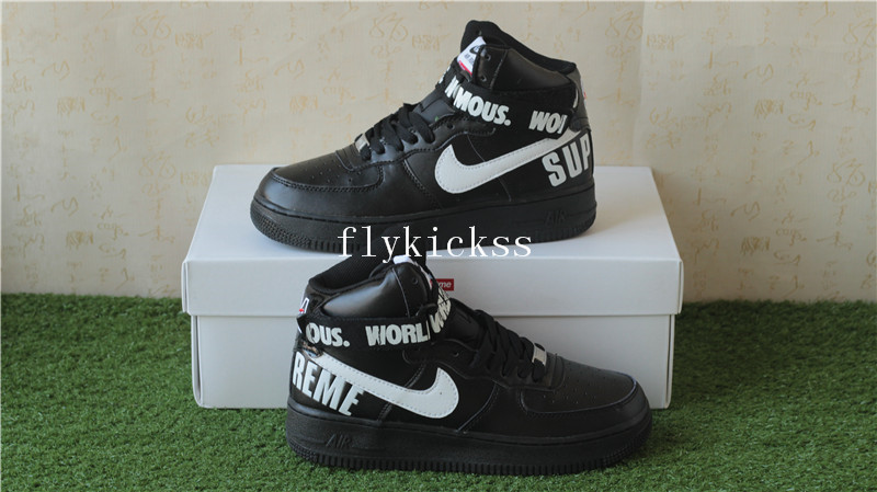 Nike Air Force 1 High Supreme SP Black White